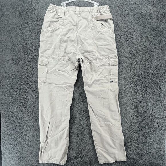 5.11 511 Tactical Pants Men's 32x33 Style 74290 Cargo Zip Pockets Beige TAC-105C - Picture 4 of 4